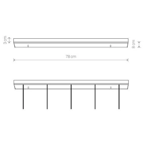 Основание для светильника Nowodvorski Cameleon Canopy B 780 White 8562