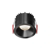 Встраиваемый светильник Downlight Alfa LED 15W, 4000K, Черный (Maytoni Technical, DL043-01-15W4K-RD-B-1)