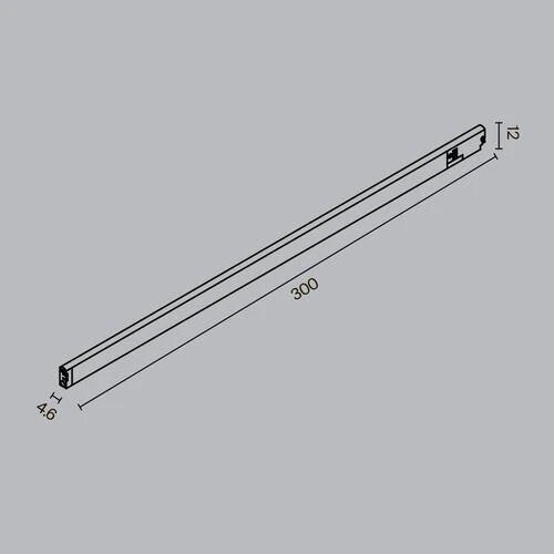 Трековый светильник Магнитная трековая система 5мм LEVITY Basis, LED 5W, 3000K, Черный (Maytoni Technical, TR190-1-5W3K-B) - Amppa.ru