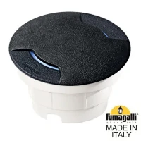 Грунтовый светильник Fumagalli Ceci 160-2L 3F2.000.000.AXD1R, Черный и Прозрачный, с лампой 1200Lm, 3000К