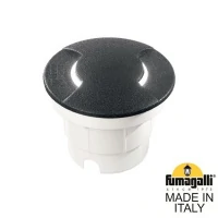 Грунтовый светильник Fumagalli Ceci 120-2L 2F2.000.000.AXG1R, Черный и Прозрачный, с лампой 350Lm, 3000К