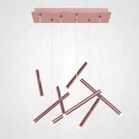 Люстра Dutti D0068 LED Chandelier Modern 7 Rose Gold (ImperiumLoft, 243985-22)