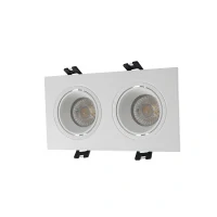 DK3072-WH Встраиваемый светильник, IP 20, 10 Вт, GU5.3, LED, белый/белый, пластик