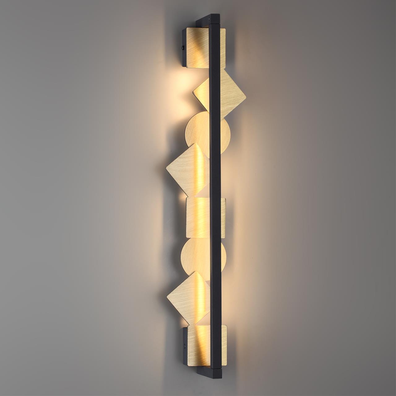 Фото Настенный Светильник Geos Hightech, Led, Черный; Бронзовый (Odeon Light, 6691/12wl) от магазина Amppa.ru, артикул 6691/12WL, Odeon Light, серия Geos Настенный Светильник Geos Hightech, Led, Черный; Бронзовый (Odeon Light, 6691/12wl) - Amppa.ru