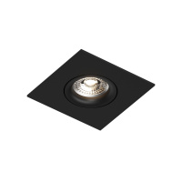 DK2038-BK Встраиваемый светильник , IP 20, 50 Вт, GU10, черный, алюминий