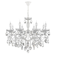 Люстра Snow Classi, 8xE14, Белый (Lumion, 8189/8)