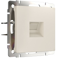 W1181062/ Электроустановочные изделия - Розетка Ethernet RJ-45 (айвори матовый)