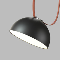 DK5662-BK Cветильник для трека-ремня Belty Smart, серия Flow со светодиодом, D300*H171мм, 48V DC, 28W, RA90, 120°, 3000-5700K, IP20, черный, алюминий