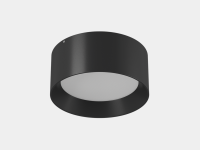 Светильник светодиодный потолочный накладной , серия BQ, Черный, 12Вт, IP20, Теплый белый (3000К), BQ-SF12-BL-WW, 630 (00-00007128, DesignLed)