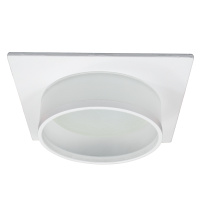 Светильник встраиваемый Feron DL501 потолочный GX53 белый квадрат, 51087