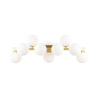 Бра Modern Dallas, 9xG9 Золото, Белый (Maytoni, MOD547WL-09BS)