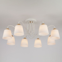 Люстра с плафонами из матового стекла 70062/8 белый (Eurosvet, 00000081857)