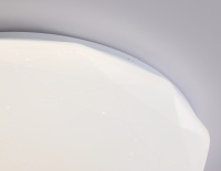 Светодиодный светильник RGB с пультом управления WH белый IP20 66W 3000K-6500K+RGB D480*65 (ПДУ ИК) (Ambrella Light, FZ418)